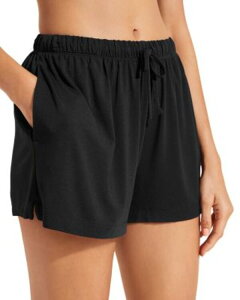 �G�o�[�W�F�C ���f�B�[�X �{�g���X �n�[�t�p���c�E�V���[�c �V���[�g�p���c Eberjey Giseleveryday Relaxed Shorts Black �u���b�N