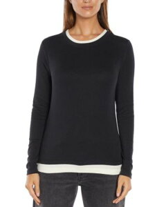 �X���[�h�b�c ���f�B�[�X �g�b�v�X T�V���c Three Dots Veronica Layered Long Sleeve Tee Anthracite
