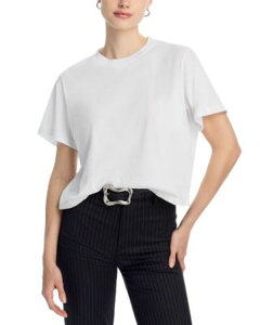 �A�N�A ���f�B�[�X �g�b�v�X T�V���c AQUA Haley Crop Boxy Tee- Exclusive White �z���C�g