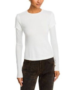 ���_�� ���f�B�[�X �g�b�v�X T�V���c RE/DONE Slim Layer Long Sleeve Tee Off White �I�t�z���C�g