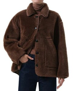 �V�`�Y���Y �I�u �q���[�}�j�e�B ���f�B�[�X �A�E�^�[ �W���P�b�g�E�u���]�� Citizens of Humanity Astrid Sherpa Jacket Warm Tan �^��