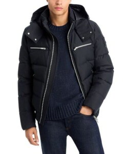 ���[�X�i�b�N�� �����Y �A�E�^�[ �W���P�b�g�E�u���]�� �_�E�� Moose Knuckles Cloudown Bomber Jacket Navy �l�C�r�[