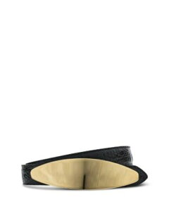 ���W�����X ���f�B�[�X �A�N�Z�T���[ �x���g L'AGENCE Women's Maroux Belt Black Croc �u���b�N