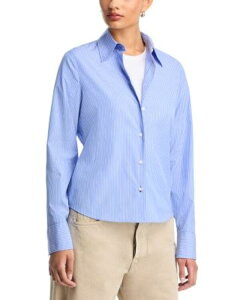 ���O�A���h�{�[�� ���f�B�[�X �g�b�v�X �V���c rag & bone Dayton Stripe Shirt Blue Stripe �u���[