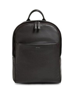 �[�j�A �����Y �o�b�O �o�b�N�p�b�N�E�����b�N�T�b�N ���U�[ ZEGNA SECONDSKIN Leather Backpack Dark Brown �u���E��