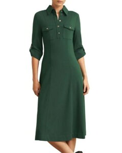 �z�b�u�X�����h�� ���f�B�[�X �g�b�v�X �����s�[�X HOBBS LONDON Angelica Ponte Dress Rich Sage �Z�[�W