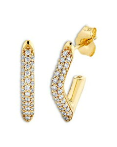 �V�h�j�[�G���@�� ���f�B�[�X �A�N�Z�T���[ �s�A�X�E�C�������O Sydney Evan 14K Yellow Goldiamond Geometric Hoop Earrings Gold �S�[���h