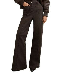 ���C�X ���f�B�[�X �{�g���X �f�j���p���c �v�` �W�[���Y REISS Petitesakura Flare Patch Pocket Jeans in Chocolate �`���R���[�g