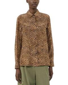 �E�B�[�N�G���h �}�b�N�X�}�[�� ���f�B�[�X �g�b�v�X �V���c �V���N Weekend Max Mara Wkdlemma Camel Silk Shirt Camel �L������