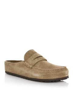 �r���P���V���g�b�N �����Y �V���[�Y �X���b�|���E���[�t�@�[ Birkenstock Men's Naples Wrapped Loafers Beige �x�[�W��