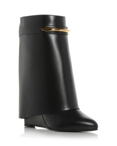 �W�o���V�[ ���f�B�[�X �V���[�Y �u�[�c�E���C���u�[�c �A���N�� Givenchy Women'shark Ankle Boots Black �u���b�N