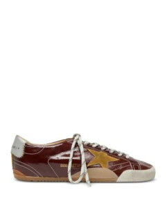 �S�[���f���O�[�X �����Y �V���[�Y �X�j�[�J�[ ���U�[ Golden Goose Unisex True Star Naplack Leather Sneaker Burgandy