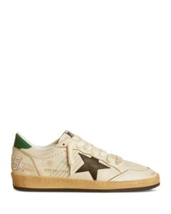 �S�[���f���O�[�X �����Y �V���[�Y �X�j�[�J�[ ���U�[ Golden Goose Unisex Ball Star Leather Sneakers White Black �z���C�g
