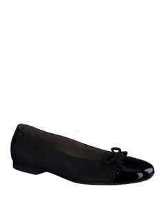 �|�[���E�O���[�� ���f�B�[�X �V���[�Y �p���v�X Paul Green Women's Violet Ballet Flats Black Suede Combo �u���b�N