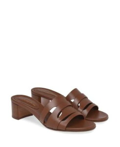 �W�������B�g ���b�V ���f�B�[�X �V���[�Y �T���_�� Gianvito Rossi Women's Nora 45 Mules Brown Leather �u���E��
