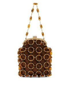�J���g �K�C�A ���f�B�[�X �o�b�O Cult Gaia Brielle Wristlet Bag Caramel Tortoise