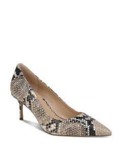 ���F���j�J �x�A�[�h ���f�B�[�X �V���[�Y �p���v�X ���U�[ Veronica Beard Women's Rita Snakembossed Leather Pumps Ecru Multi �G�N����