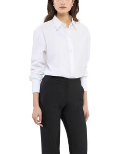 �A�i�U�[ �g�D�����[ ���f�B�[�X �g�b�v�X �V���c Another Tomorrow Oversized Men'shirt White �z���C�g