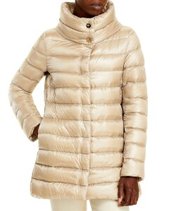 �w���m ���f�B�[�X �A�E�^�[ �R�[�g �_�E�� Herno Amelia Stand Collar Down Puffer Coat Champagne �V�����p��