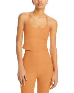 �r�����h���K ���f�B�[�X �g�b�v�X �^���N�g�b�v �N���b�v�h Beyond Yoga Spacedye Slim Racerback Cropped Tank in Marmalade Heather Marmalade Heather �w�U�[