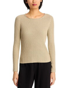 �G�C���[���t�B�b�V���[ ���f�B�[�X �A�E�^�[ �j�b�g�E�Z�[�^�[ Eileen Fisher Jewel Neck Sweater Parus