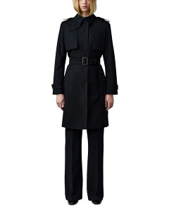 �}�b�J�[�W�� ���f�B�[�X �A�E�^�[ �R�[�g Mackage Winn Trench Coat Black �u���b�N