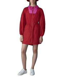 �}�b�J�[�W�� ���f�B�[�X �A�E�^�[ �W���P�b�g�E�u���]�� Mackage Alyster Packable Rain Jacket Lava-azale