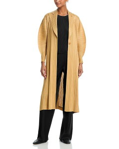 �v���[�c �v���[�Y �C�b�Z�C �~���P ���f�B�[�X �A�E�^�[ �R�[�g PLEATS PLEASE ISSEY MIYAKE December Coat Yellow Ochard �C�G���[