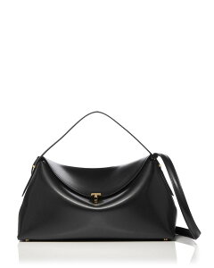 �g�[�e�� ���f�B�[�X �o�b�O TOTEME T-Lock Convertible Top Handle Bag Black Smooth-Leather �u���b�N