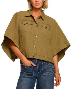 ���C�~�[ �u���b�N ���f�B�[�X �A�E�^�[ �W���P�b�g�E�u���]�� Ramy Brook Beatrice Jacket Safari Green �O���[��