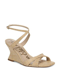 �T���G�f���}�� ���f�B�[�X �V���[�Y �T���_�� Sam Edelman Women's Davi Wedge Sandals Bleached Beechwood