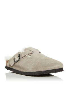 �r���P���V���g�b�N ���f�B�[�X �V���[�Y �T���_�� Birkenstock Women's Boston Shearling Clogs Gray �O���[