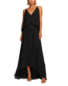 ���C�~�[ �u���b�N ���f�B�[�X �g�b�v�X �����s�[�X �}�L�V Ramy Brook Ambar Maxi Dress Black �u���b�N