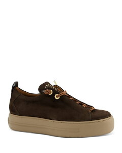 �|�[���E�O���[�� ���f�B�[�X �V���[�Y �X�j�[�J�[ �v���b�g�t�H�[�� Paul Green Women's Faye Platform Sneakers Taupe Nubuk �g�[�v