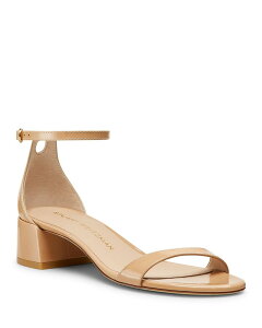 �X�`���A�[�g ���C�c�}�� ���f�B�[�X �V���[�Y �T���_�� �q�[�� Stuart Weitzman Women's Nudist Block Heel Sandals Adobe