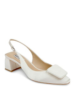 �o�b�W�F���[�~�V���J ���f�B�[�X �V���[�Y �p���v�X Badgley Mischka Women's Gracen Pumps Ivory Satin �A�C�{���[