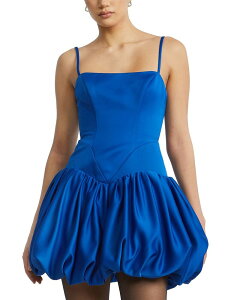 �r�[�V�[�r�[�W�[�}�b�N�X�A�Y���A ���f�B�[�X �g�b�v�X �����s�[�X �~�j BCBGMAXAZRIA Bubble Mini Dress Nautical Blue �u���[
