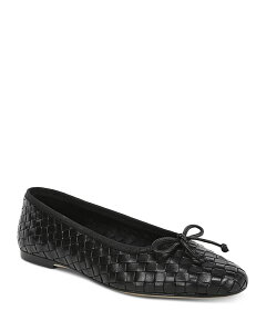 �T���G�f���}�� ���f�B�[�X �V���[�Y �p���v�X ���U�[ Sam Edelman Women's Ruthie Leather Ballet Flats Black �u���b�N