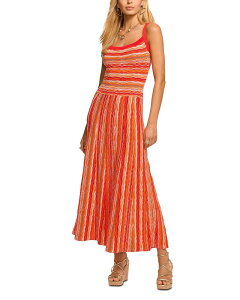 ���C�~�[ �u���b�N ���f�B�[�X �g�b�v�X �����s�[�X Ramy Brook Madelyne Dress Crimson Combo Stripe �N�����]��