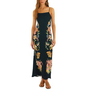 �t�@�[�� ���f�B�[�X �g�b�v�X �����s�[�X �t�����[�� �}�L�V �t�����[ FARM Rio Maira Floral Maxi Dress Maira Floral