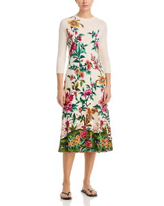 �W���j�[���Y ���f�B�[�X �g�b�v�X �����s�[�X Johnny Was The Janie Favorite Three Quarter Sleeve Dress Miraze