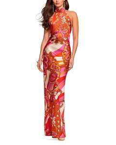 ���C�~�[ �u���b�N ���f�B�[�X �g�b�v�X �����s�[�X �v�����g Ramy Brook Printed Tatiana Gown Fiesta Pink �s���N