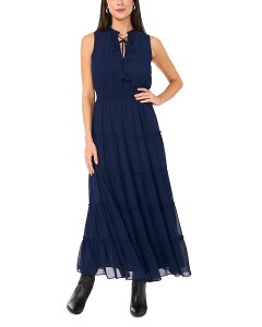 �����X�e�C�g ���f�B�[�X �g�b�v�X �����s�[�X �m�[�X���[�u �}�L�V 1.STATE Sleeveless Tie Neck Maxi Dress Classic Navy �l�C�r�[