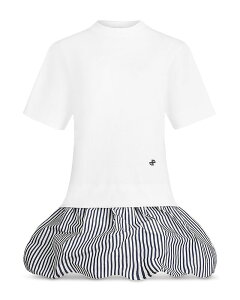 �W�����p�g�D ���f�B�[�X �g�b�v�X T�V���c PATOU Mixed Media Faille Tee Dresstripe �X�g���C�v
