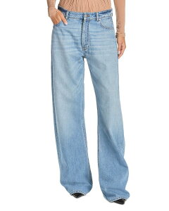�X�e���}�b�J�[�g�j�[ ���f�B�[�X �{�g���X �f�j���p���c �W�[���Y Stella McCartney Mid Waist Relaxed Curve Jeans in Light Mid Blue �u���[