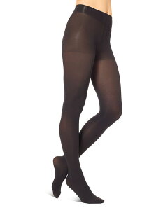 �q���[ ���f�B�[�X �g�b�v�X �V���c HUE Tights - Super Opaque Control Top Black �u���b�N