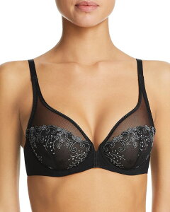 �V���[�k�y���[�� ���f�B�[�X �A���_�[�E�F�A �u���W���[ �V�A�[ Simone Perele Simone P r le D lice Sheer Plunge Underwire Bra Moonlight