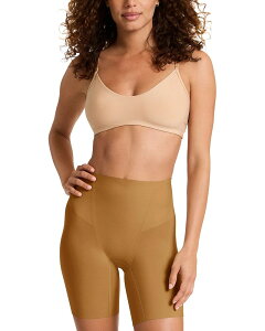 �R�}���h�[ ���f�B�[�X �{�g���X �n�[�t�p���c�E�V���[�c �V���[�g�p���c Commando Zone Smoothing Shorts Caramel