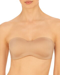 �i�g�� ���f�B�[�X �A���_�[�E�F�A �u���W���[ ���[�X Natori Adapt Bandeau Lace Back Bra Cafe