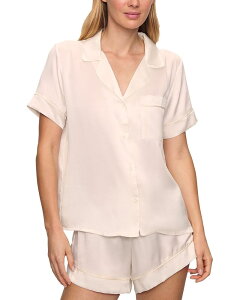 �G�o�[�W�F�C ���f�B�[�X �A�E�^�[ �p�[�J�[�E�X�E�F�b�g �V���N Eberjey Inez Washable Silk Short Pajama Set Ivory/Champagne �A�C�{���[